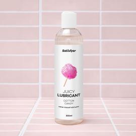 Лубрикант на водной основе Satisfyer Juicy Lubricant Cotton Candy water based 300 мл - 4