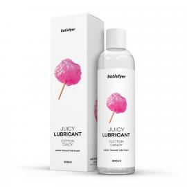 Лубрикант на водній основі Satisfyer Juicy Lubricant Cotton Candy water based 300 мл