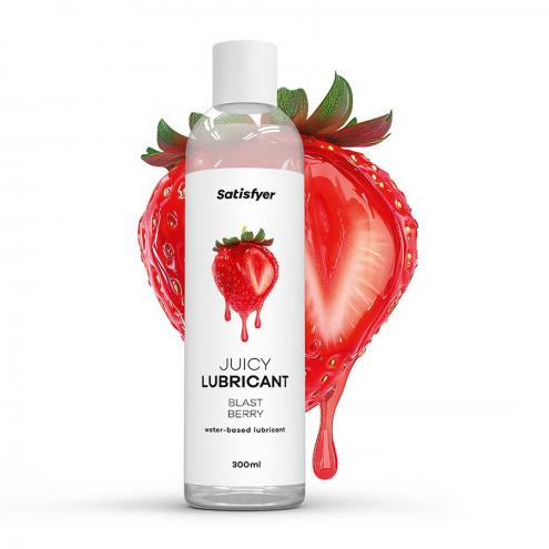 Лубрикант на водной основе Satisfyer Juicy Lubricant Blast Berry water based 300 мл