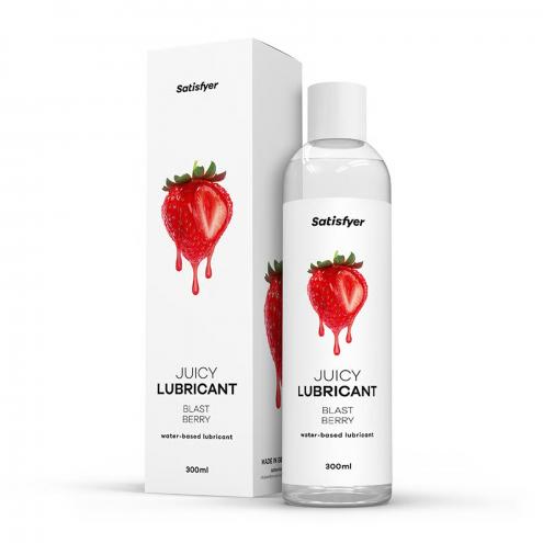 Лубрикант на водной основе Satisfyer Juicy Lubricant Blast Berry water based 300 мл