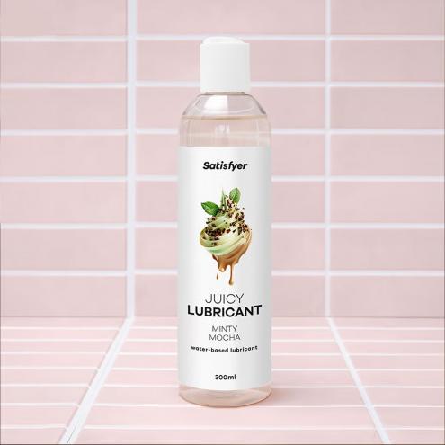 Лубрикант на водній основі Satisfyer Juicy Lubricant Minty Mocha water based 300 мл