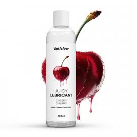 Лубрикант на водной основе Satisfyer Juicy Lubricant Cheeky Cherry water based 300 мл - 8