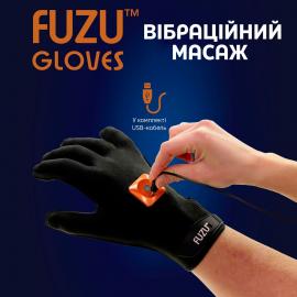 Віброперчатка (ліва) FUZU Gloves Vibrating Massage Left Hand, 11 режимів - 5