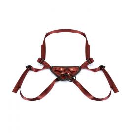 Трусики для страпона Liebe Seele Wine Red Strap-on Harness - 1
