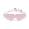 Шкіряна маска на очі Liebe Seele White Pink Fairy Goat Leather Blindfold