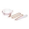 Нашийник з повідцем Liebe Seele White Pink Fairy Goat Leather Collar
