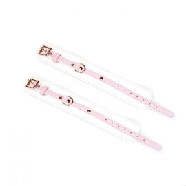Поножи Liebe Seele White Pink Fairy Leather Ankle Cuffs - 2