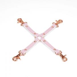 Хрестовина Liebe Seele White Pink Leather Hogtie - 1