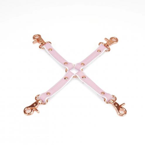 Хрестовина Liebe Seele White Pink Leather Hogtie