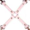 Хрестовина Liebe Seele White Pink Leather Hogtie