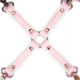Хрестовина Liebe Seele White Pink Leather Hogtie - 4