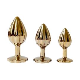 Набір анальних пробок LOCKINK YEAHWOW Nympho Butt Plug Set - 1
