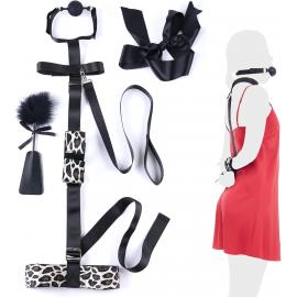 БДСМ-набор LOCKINK YEAHWOW Armbinder Restraint Set Black - 1