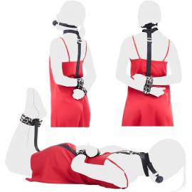 БДСМ-набор LOCKINK YEAHWOW Armbinder Restraint Set Black - 5