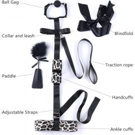 БДСМ-набор LOCKINK YEAHWOW Armbinder Restraint Set Black - 2
