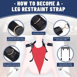 БДСМ-набор LOCKINK YEAHWOW Bed Restraint set - 5