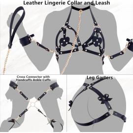 БДСМ-набір LOCKINK YEAHWOW Forced Nadu pose correction set - 4