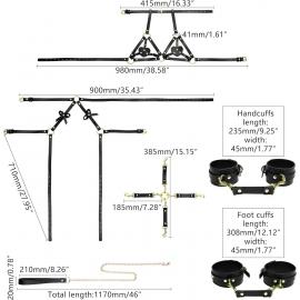 БДСМ-набір LOCKINK YEAHWOW Forced Nadu pose correction set - 5