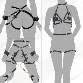 БДСМ-набір LOCKINK YEAHWOW Forced Nadu pose correction set - 6