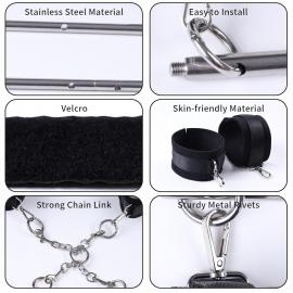 БДСМ-набір LOCKINK YEAHWOW Door Swing Leg Spreader Bondage set - 2