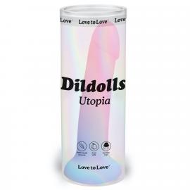 Дилдо с цветным градиентом Love To Love DILDOLLS - UTOPIA S ультрамягкий - 2