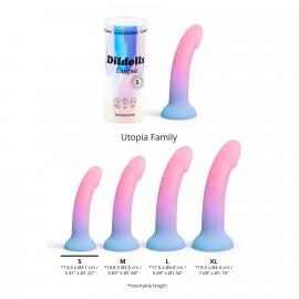Дилдо с цветным градиентом Love To Love DILDOLLS - UTOPIA S ультрамягкий - 4