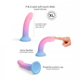 Дилдо с цветным градиентом Love To Love DILDOLLS - UTOPIA XL ультрамягкий - 4