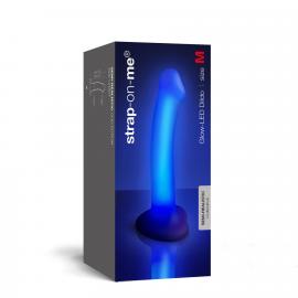 Дилдо, що світиться Strap-On-Me Glow-LED Dildo Purple - M - 8