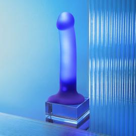 Дилдо, що світиться Strap-On-Me Glow-LED Dildo Purple - M - 2