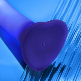 Дилдо, що світиться Strap-On-Me Glow-LED Dildo Purple - M - 9
