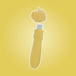 Вібратор-єдиноріжка Unihorn USB Bullet – Bean Blossom, віброкуля, USB-зарядка, 10 режимів - 8