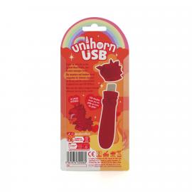 Вібратор-єдиноріжка Unihorn USB Bullet – Blaze Diablo, віброкуля, USB-зарядка, 10 режимів - 4