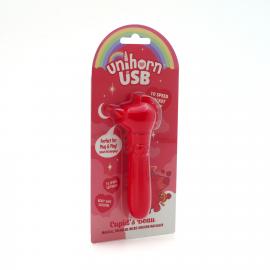 Вібратор-єдиноріжка Unihorn USB Bullet – Cupids Beau, віброкуля, USB-зарядка, 10 режимів - 6