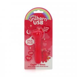 Вібратор-єдиноріжка Unihorn USB Bullet – Cupids Beau, віброкуля, USB-зарядка, 10 режимів - 8