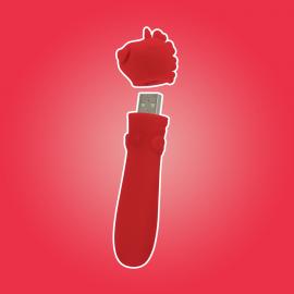 Вібратор-єдиноріжка Unihorn USB Bullet – Cupids Beau, віброкуля, USB-зарядка, 10 режимів - 5