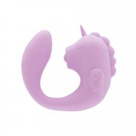 Вібратор-єдиноріжка Unihorn – C Horse – Marina Lilac, вагінально-кліторальна стимуляція, 2 мотори по 10 режимів - 1