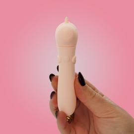 Вібратор-єдиноріжка Unihorn USB Bullet – Heart Throb, віброкуля, USB-зарядка, 10 режимів - 5