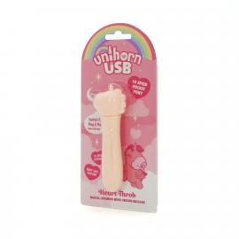 Вібратор-єдиноріжка Unihorn USB Bullet – Heart Throb, віброкуля, USB-зарядка, 10 режимів - 2