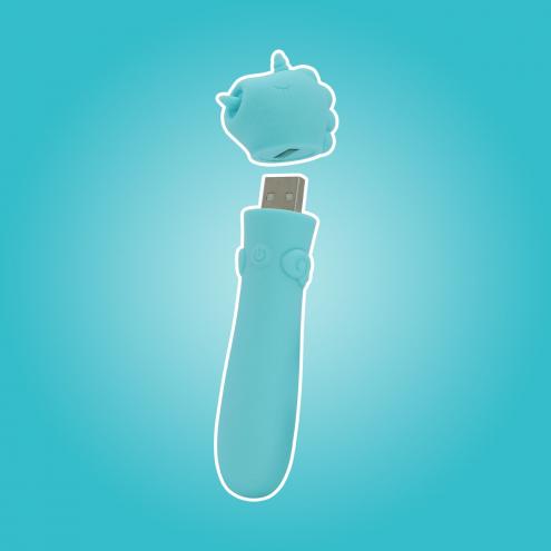 Вибратор-единорожка Unihorn USB Bullet – Mountn Peak, вибропуля, USB-зарядка, 10 режимов