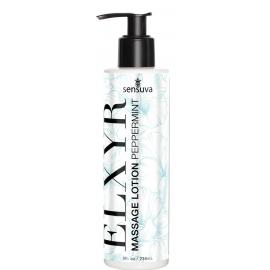 Лосьйон для масажу ніг та ступень Sensuva ELXYR Massage Lotion Peppermint (236 мл) - 1