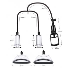 Вакуумна помпа для грудей та сосків Men Powerup Passion Pump - 3