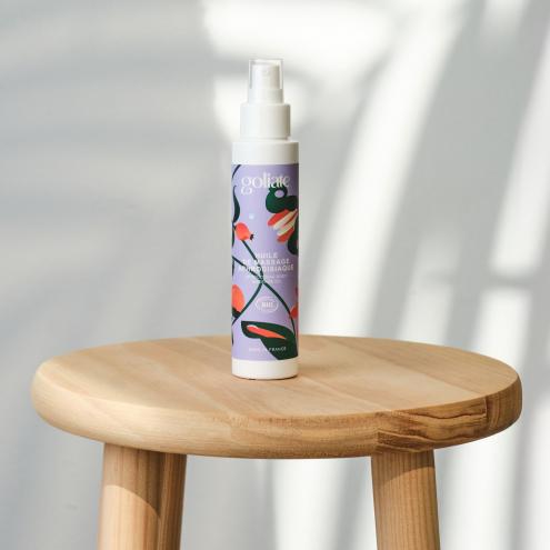 Масажна олія Goliate Huile De Massage Aphrodisiaque 100 мл, органічна, зігріваючий ефект