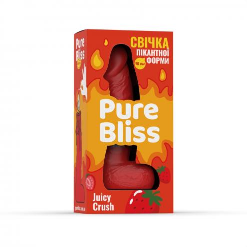 Ароматна свічка пікантної форми Pure Bliss Red Juicy Crush (Ягідний вибух) 15 см