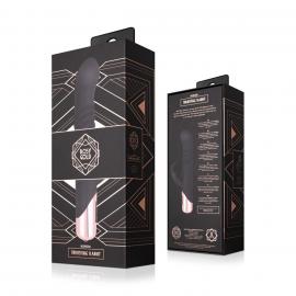Вібратор-кролик Rosy Gold - Rabbit Vibrator with thrusting function - Black - 3