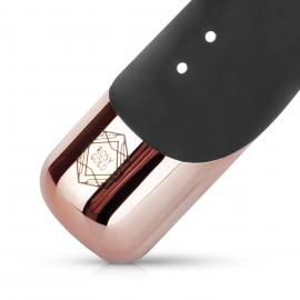 Вібратор-кролик Rosy Gold - Rabbit Vibrator with thrusting function - Black - 9