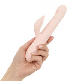 Вібратор-кролик Good Vibes Only - SHAI Thrusting Vibrator Soft Silicone - Pink - 7