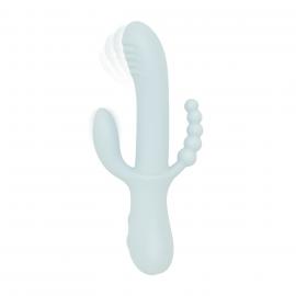 Вібратор-кролик Good Vibes Only - SAGE Triple Stimulation Vibe Soft Silicone - Blue - 1