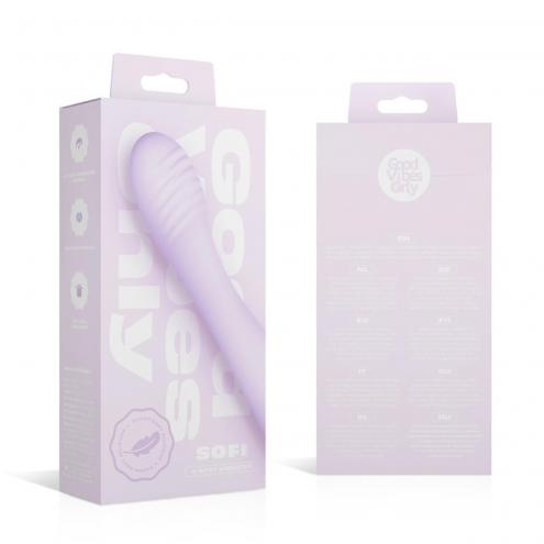 Вибратор Good Vibes Only - SOFI G-Spot Vibrator Soft Silicone - Purple