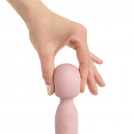 Вібромасажер Good Vibes Only - SIMI Double-Sided Wand Vibrator Soft Silicone - Pink - 7