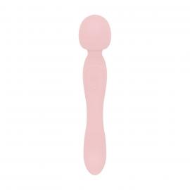 Вібромасажер Good Vibes Only - SIMI Double-Sided Wand Vibrator Soft Silicone - Pink - 10